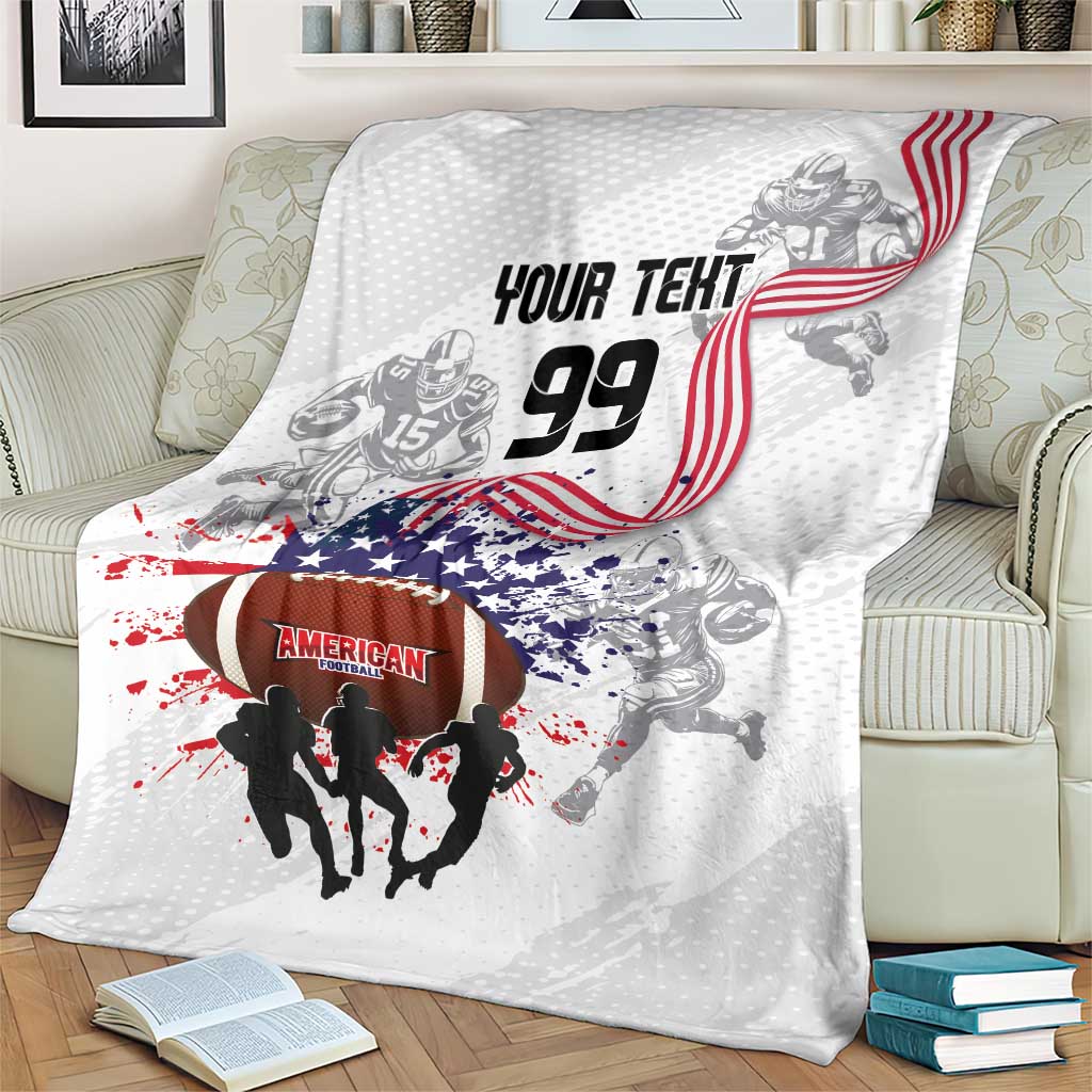 Custom American Football Blanket Road to Glory