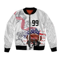 Custom American Football Bomber Jacket Road to Glory