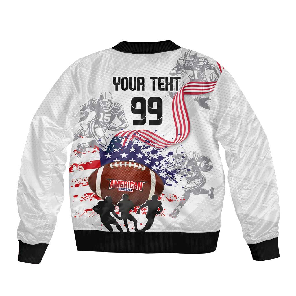 Custom American Football Bomber Jacket Road to Glory