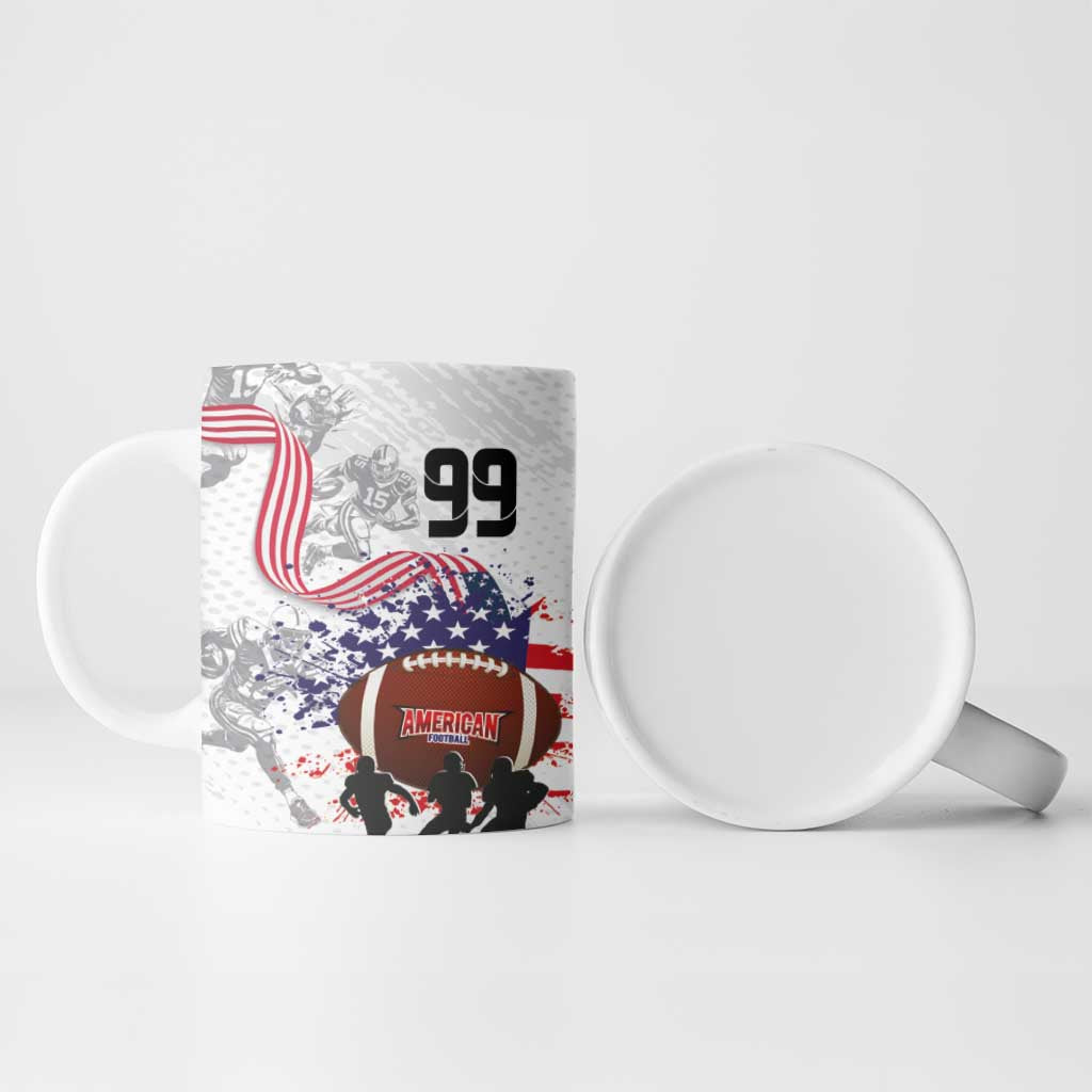 Custom American Football Ceramic Mug Road to Glory