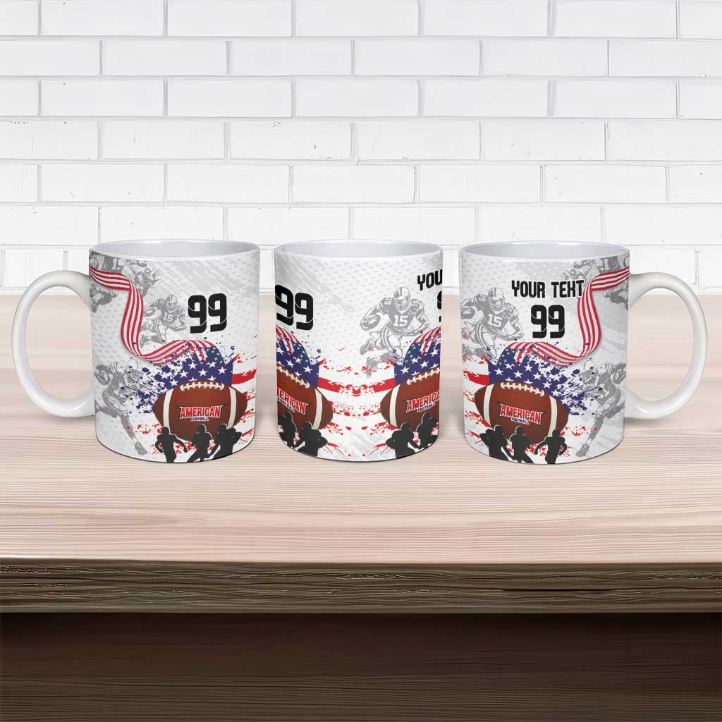 Custom American Football Ceramic Mug Road to Glory