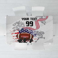 Custom American Football Tablecloth Road to Glory