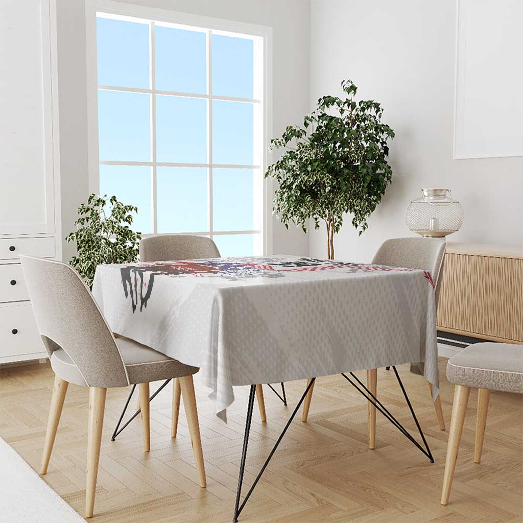 Custom American Football Tablecloth Road to Glory