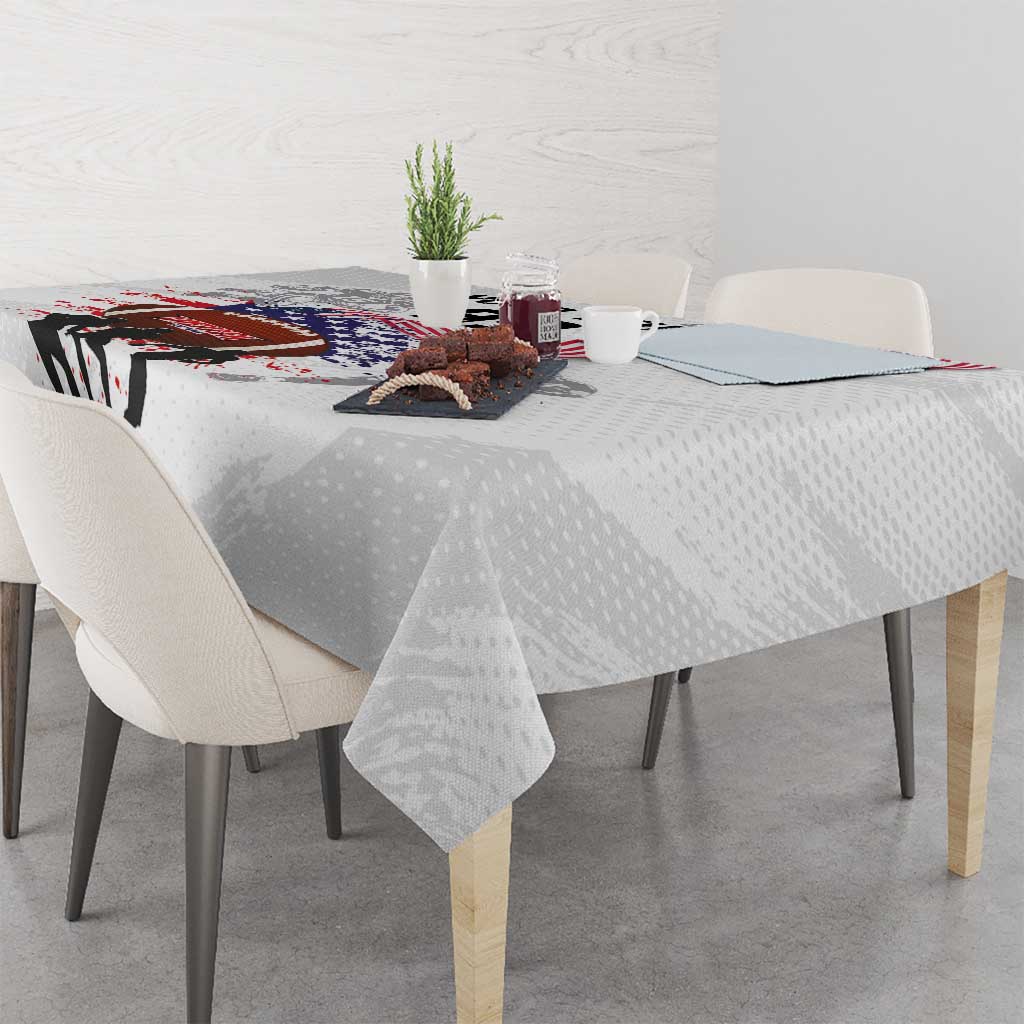 Custom American Football Tablecloth Road to Glory