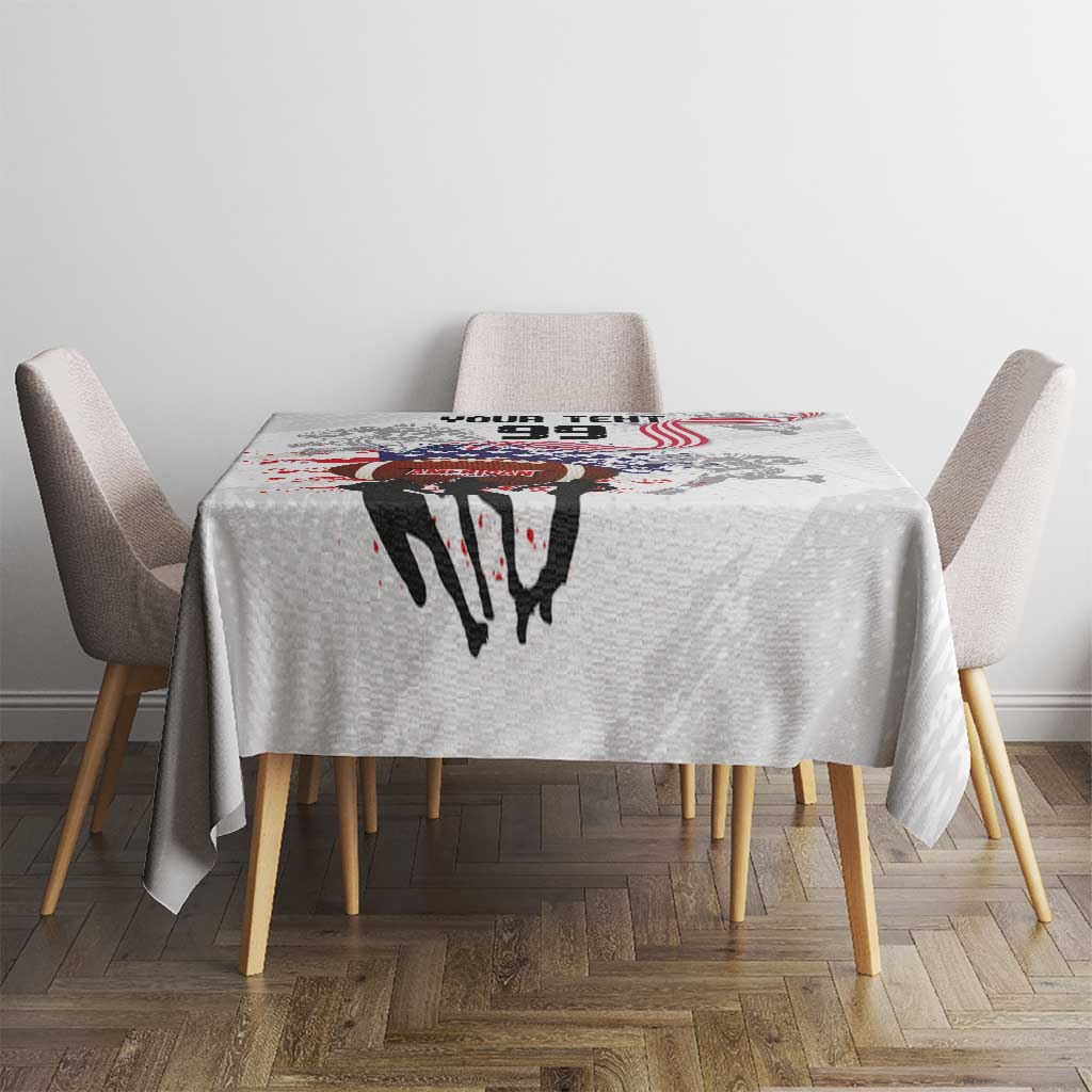 Custom American Football Tablecloth Road to Glory