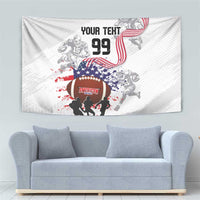 Custom American Football Tapestry Road to Glory