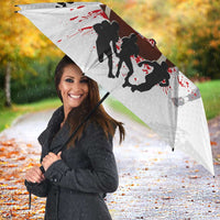 Custom American Football Umbrella Road to Glory