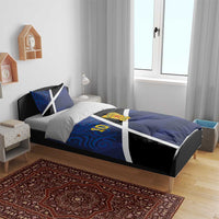 Custom Scottish Football Bedding Set Lion and Tartan Patchwork Pattern