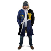 Custom Scottish Football Cloak Lion and Tartan Patchwork Pattern