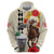 Kentucky Horse Racing 150th Anniversary Zip Hoodie Mint Julep and Horseshoe Roses - Wonder Print Shop