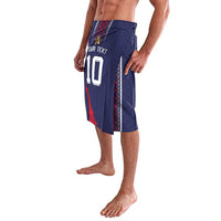 Custom Midnight Navy Football Lavalava Paris Architectural Heritage Style - Wonder Print Shop