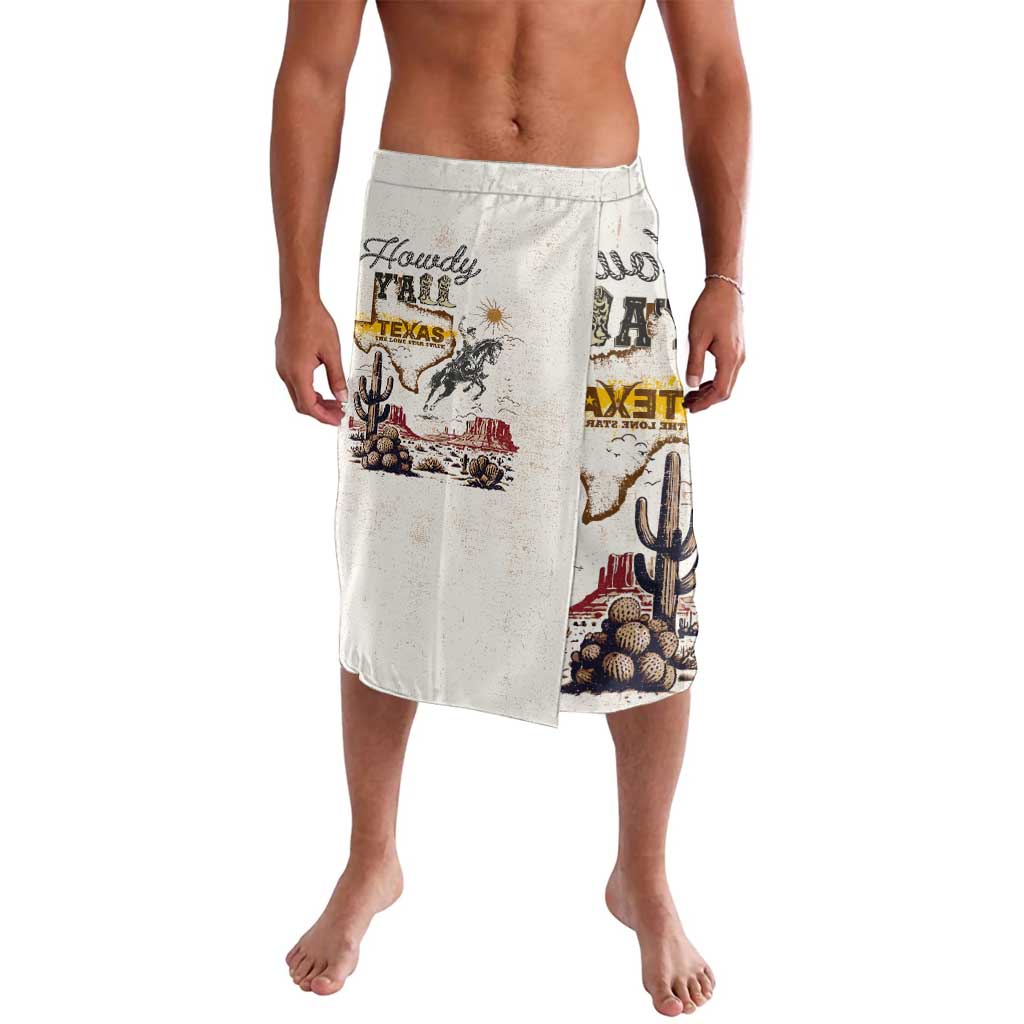 Texas Heritage Vintage Style Lavalava Howdy Y’all and Lone Star State - Wonder Print Shop