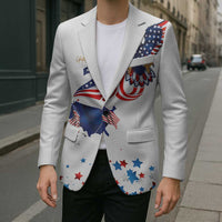 250 Years of American Freedom Blazer Flag Bald Eagle and Map