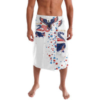 250 Years of American Freedom Lavalava Flag Bald Eagle and Map