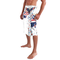 250 Years of American Freedom Lavalava Flag Bald Eagle and Map