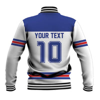 USA Ice Hockey Custom Baseball Jacket Sporty Style