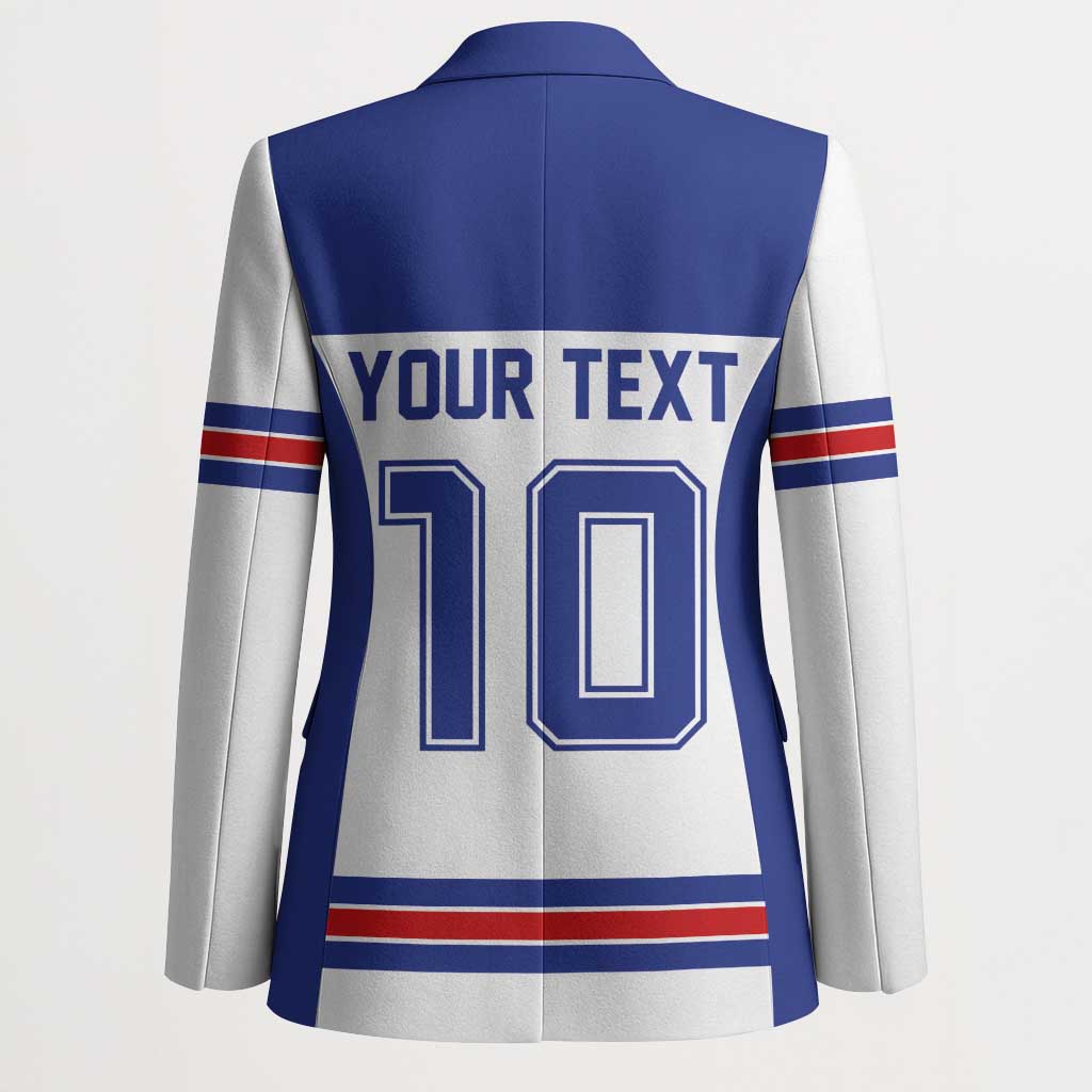 USA Ice Hockey Custom Blazer Sporty Style