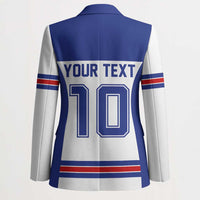 USA Ice Hockey Custom Blazer Sporty Style