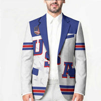 USA Ice Hockey Custom Blazer Sporty Style