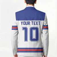 USA Ice Hockey Custom Blazer Sporty Style