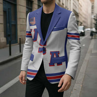 USA Ice Hockey Custom Blazer Sporty Style