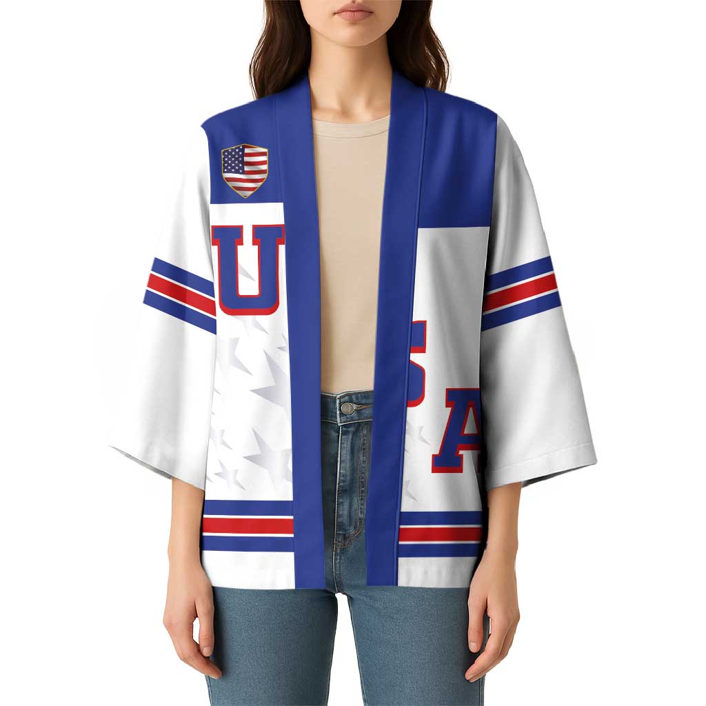 USA Ice Hockey Custom Kimono Sporty Style