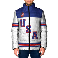 USA Ice Hockey Custom Padded Jacket Sporty Style