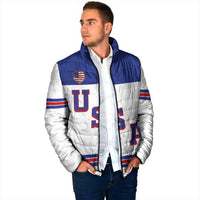 USA Ice Hockey Custom Padded Jacket Sporty Style