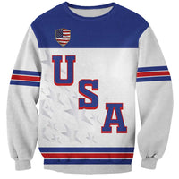 USA Ice Hockey Custom Sweatshirt Sporty Style