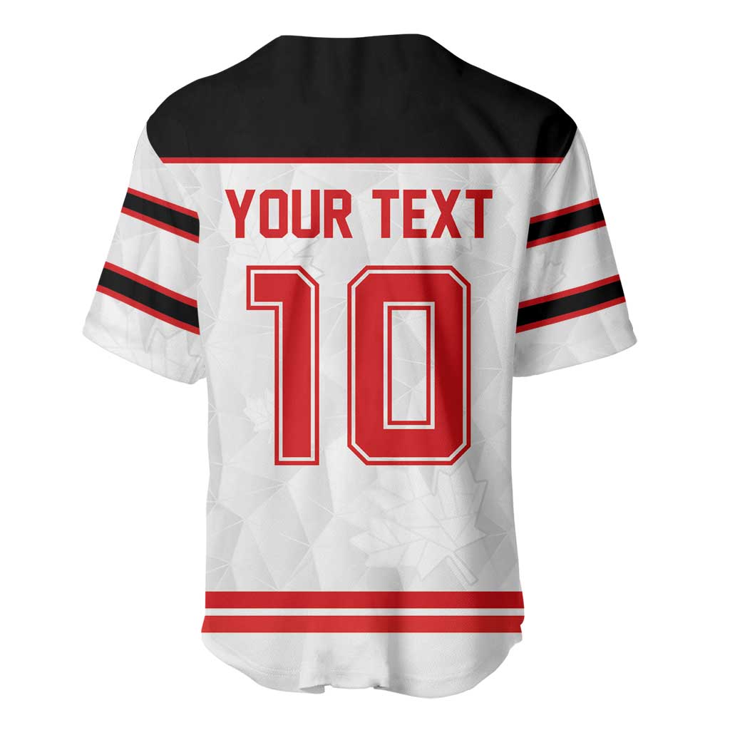 Canada Ice Hockey Custom Baseball Jersey Maple Leaves Sport