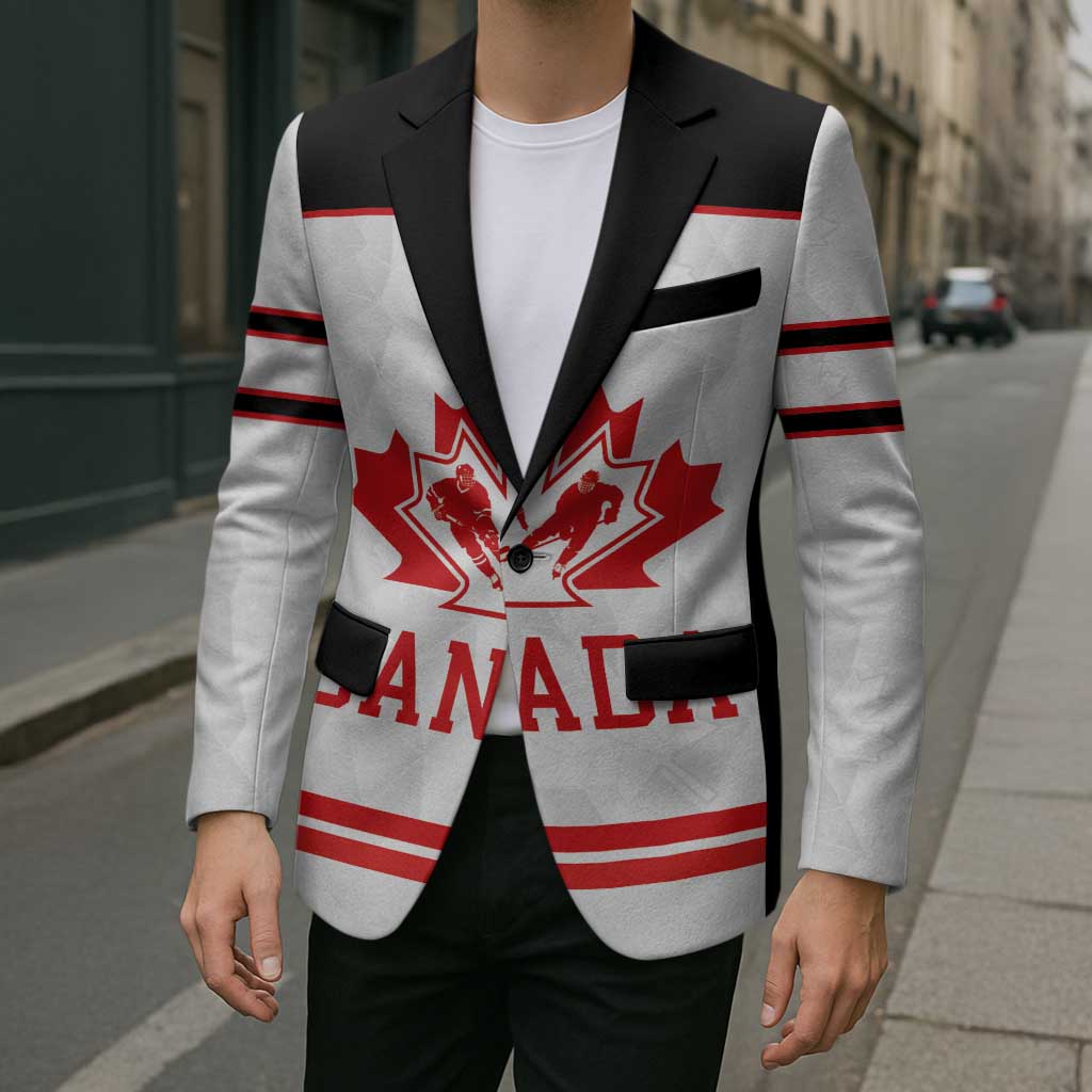 Canada Ice Hockey Custom Blazer Maple Leaves Sport