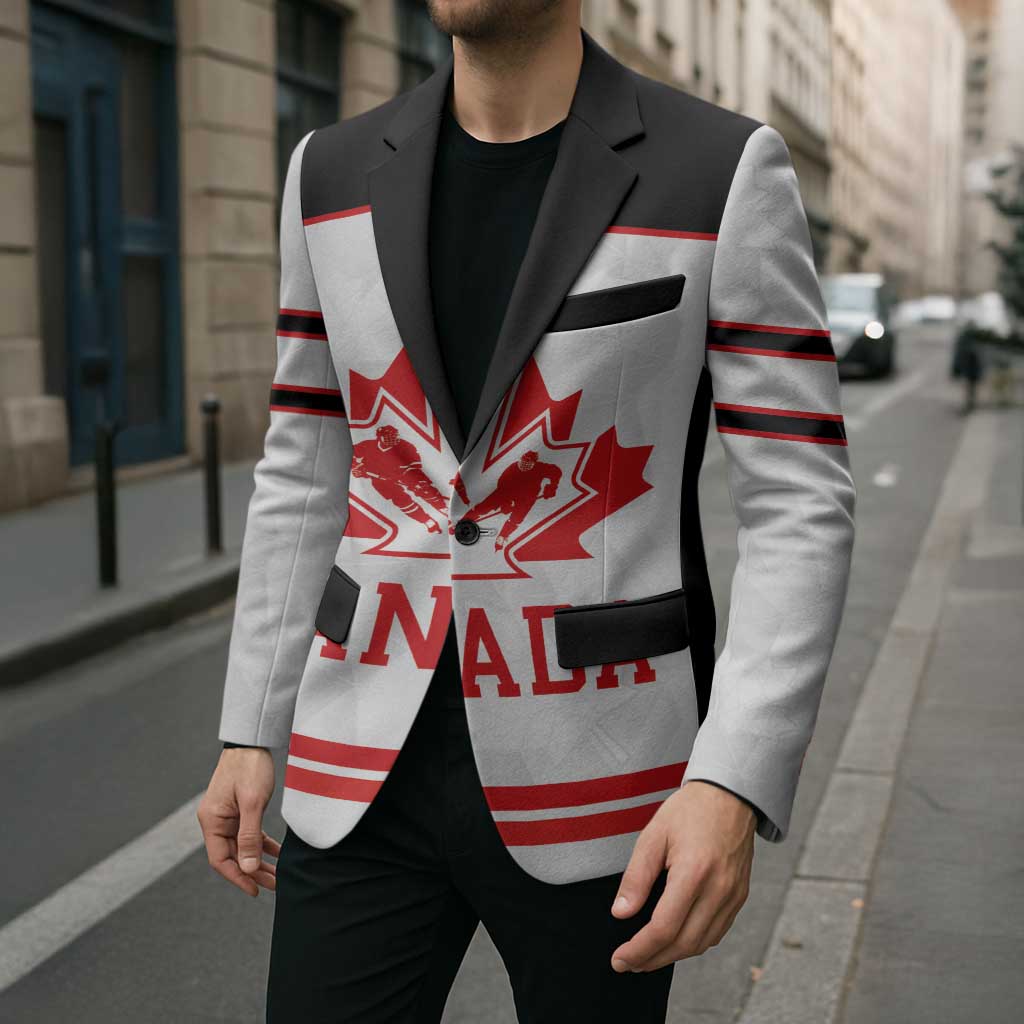 Canada Ice Hockey Custom Blazer Maple Leaves Sport