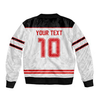 Canada Ice Hockey Custom Bomber Jacket Maple Leaves Sport