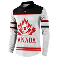 Canada Ice Hockey Custom Button Sweatshirt Maple Leaves Sport