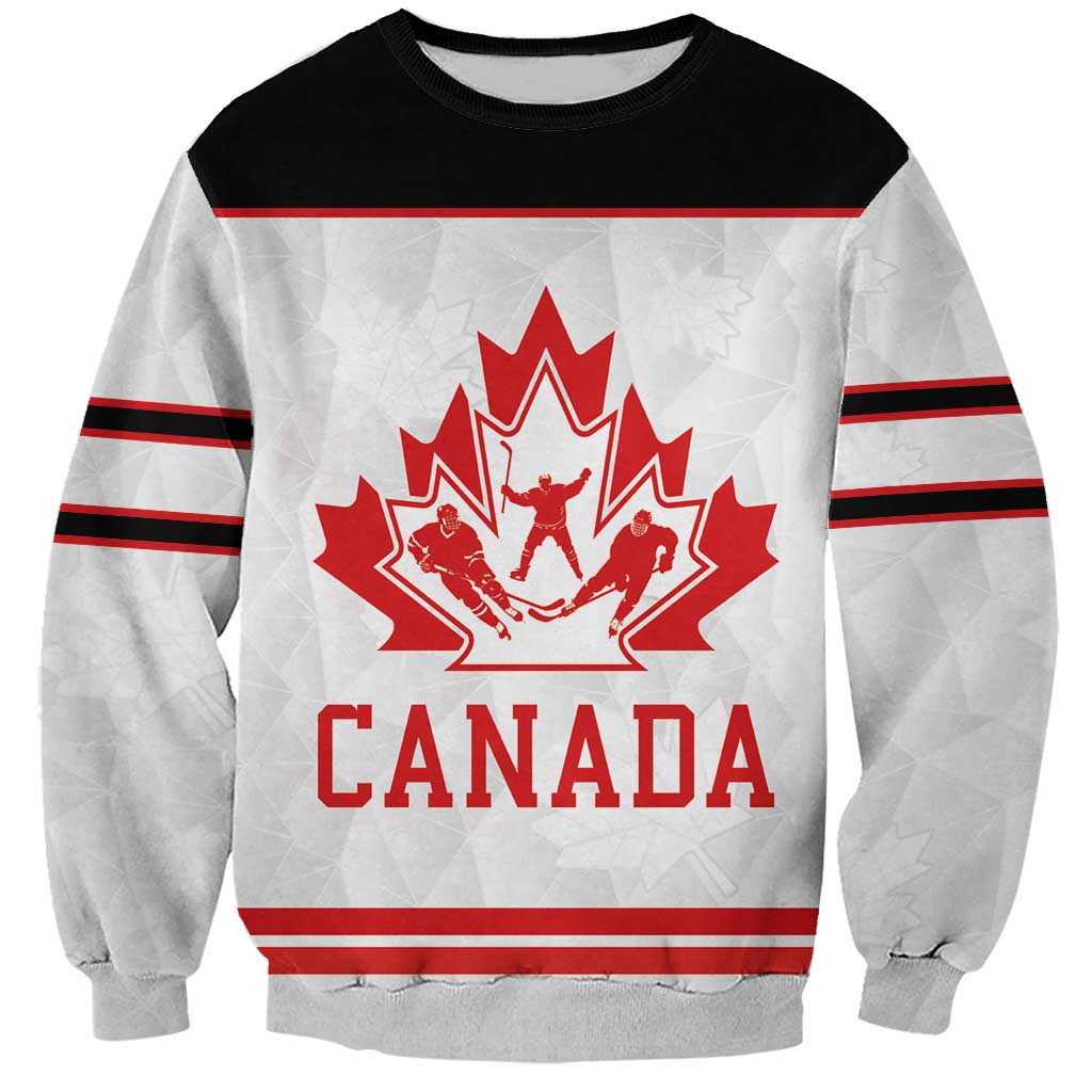 Canada Ice Hockey Custom Sweatshirt Maple Leaves Sport