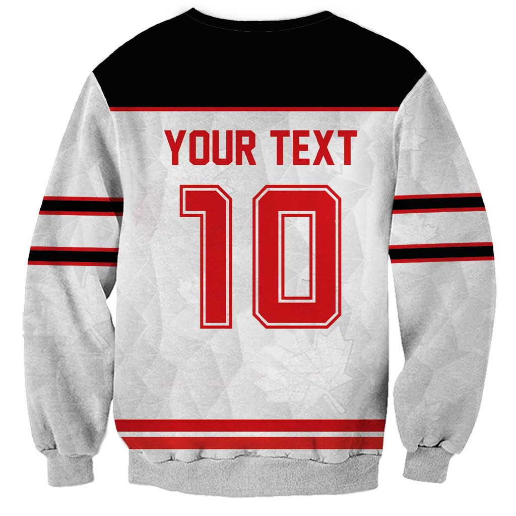 Canada Ice Hockey Custom Sweatshirt Maple Leaves Sport