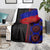 Haiti Flag Day African Seamless Pattern Blanket