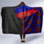 Haiti Flag Day African Seamless Pattern Hooded Blanket