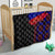 Haiti Flag Day African Seamless Pattern Quilt