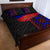 Haiti Flag Day African Seamless Pattern Quilt Bed Set - Wonder Print Shop