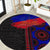 Haiti Flag Day African Seamless Pattern Round Carpet