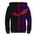 Haiti Flag Day African Seamless Pattern Sherpa Hoodie