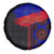 Haiti Flag Day African Seamless Pattern Spare Tire Cover