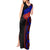 Haiti Flag Day African Seamless Pattern Tank Maxi Dress