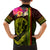 Hawaiian Reggae Music Family Matching Puletasi and Hawaiian Shirt Jamaica Singer Tribal Polynesian and Hibiscus - Wonder Print Shop