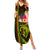 Hawaiian Reggae Music Family Matching Summer Maxi Dress and Hawaiian Shirt Jamaica Singer Tribal Polynesian and Hibiscus - Wonder Print Shop