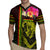 Hawaiian Reggae Music Rugby Jersey Jamaica Singer Tribal Polynesian and Hibiscus