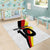 Custom Germany Football Road to the 4th European Championship Area Rug White Color - Wonder Print Shop