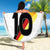 Custom Germany Football Road to the 4th European Championship Beach Blanket White Color - Wonder Print Shop