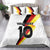 Custom Germany Football Road to the 4th European Championship Bedding Set White Color - Wonder Print Shop